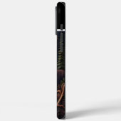 Von einem Stream getragener Elch Case-Mate iPhone Hülle (Rückseite / Links)