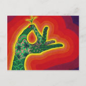 von einem winzigen Eichensamen, wächst eine mächti Postkarte (Vorderseite)