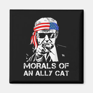 Von einer alleinstehenden Katze Funny Trump 2024 T Magnet