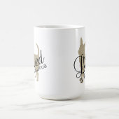 Von einer Chihuahua-Tasse geliebt Kaffeetasse (Mittel)