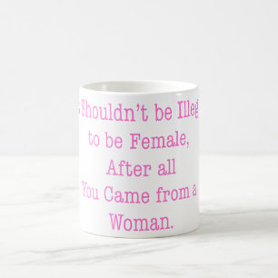 Von einer Frau Kaffeetasse