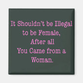 Von einer Frau Magnet (Vorne)