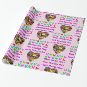 VON EINER KRANKHEIT GESCHAFFEN GESCHENKPAPIER