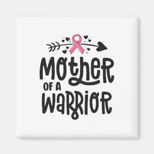 Von einer Kriegerfamilie Brustkrebs Rosa Band Magnet