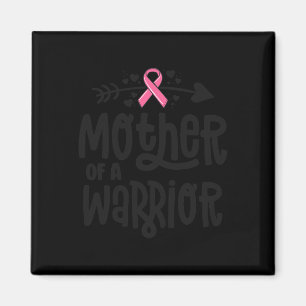 Von einer Kriegerfamilie Brustkrebs Rosa Band  Magnet