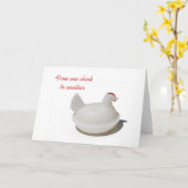 Von einer Küken zur anderen Karte (Gelbe Blume)