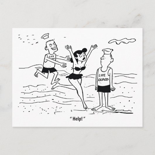 Von einer Lebensgarde zu einer anderen, lustig Vin Postkarte (Vorderseite)