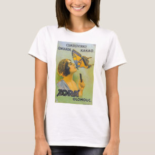 Von einer Schmetterlingsschokolade geküsst, Vintag T-Shirt