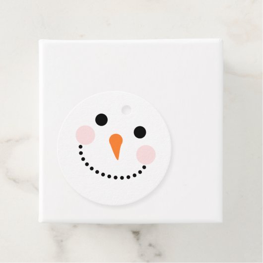 Von einfachem Snowman Geschenkanhänger (Beispiel)