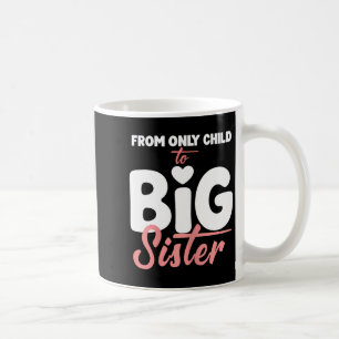 Von Einzelkind zu großer Schwester für Mädchen Sch Kaffeetasse