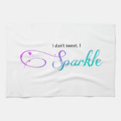 von EL3GANCE - Handtuch "I Don't Sweat, I Sparkle" (Horizontal)
