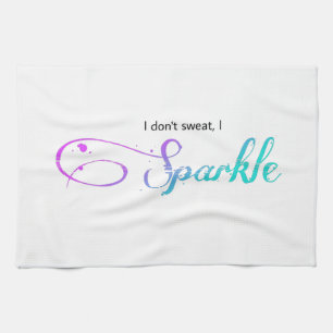 von EL3GANCE - Handtuch "I Don't Sweat, I Sparkle"