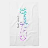 von EL3GANCE - Handtuch "I Don't Sweat, I Sparkle" (Vertikal)