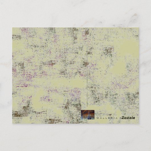 Von Elegance Chandelier ~ Postcard Postkarte (Rückseite)