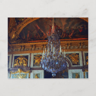Von Elegance Chandelier ~ Postcard Postkarte