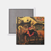 Von Emmanuel Tzanes nach Ägypten fliegen Magnet (Vorderseite/Rückseite)