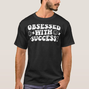 Von Erfolg gesegnet, weißer Text T-Shirt