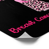 Von Faith Breast Cancer Awareness Christlich Jesus Poster (Ecke)
