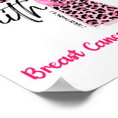Von Faith Breast Cancer Awareness Christlich Jesus Poster (Ecke)