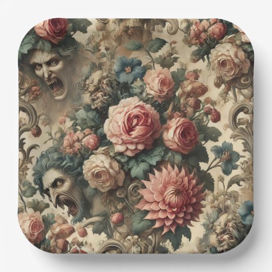 Von Fang & Flourish – Gothic Victorian Pappteller (Vorderseite)