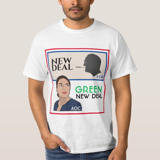 Von FDR zu AOC T-Shirt (Vorderseite)