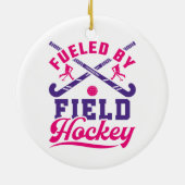 Von Field Hockey Niedlich Player Team gespeist Keramik Ornament (Hinten)