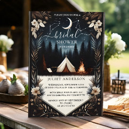 Von Forest Wood Sky Tree Camping Brautparty Einladung