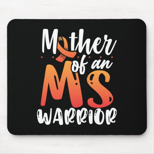 von Frau Warrior Multiple Sklerose Mousepad (Vorne)