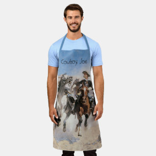 Von Frederic Remington entsorgt, Vintag Cowboys Schürze