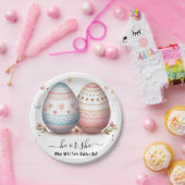 Von Games Oh Baby Joint Two Twin Gender Reveal Pappteller (Party)