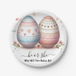 Von Games Oh Baby Joint Two Twin Gender Reveal Pappteller