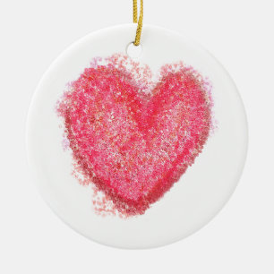 Von ganzem Herzen Keramik Ornament
