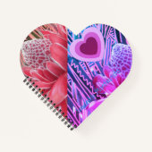 Von gebrochenem Herzen bis zum PEACE SpiralNoteboo Notizblock (Vorderseite)