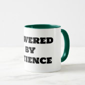 Von Geduld angetrieben Tasse (VorderseiteRechts)