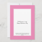 VON GOD Pink Hearts Custom Blue Valentines LIEBT (Rückseite)