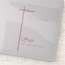 Von Godmutter auf die Taufe des Mädchens Personali Aufkleber