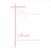 Von Godmutter auf die Taufe des Mädchens Personali Aufkleber (Vorderseite)