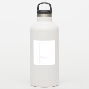 Von Godmutter auf die Taufe des Mädchens Personali Aufkleber