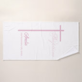 Von Godmutter auf die Taufe des Mädchens Personali Badehandtuch (Badehandtuch)