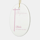 Von Godmutter auf die Taufe des Mädchens Personali Keramik Ornament (Links)
