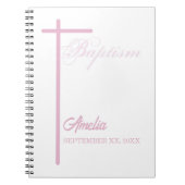 Von Godmutter auf die Taufe des Mädchens Personali Notizblock (Vorderseite)