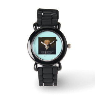 von Goethe Take Action Quote Watch Armbanduhr