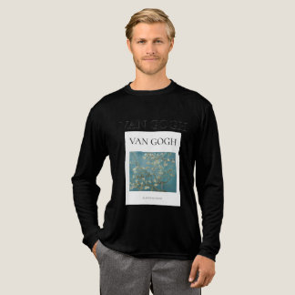 VON GOGH Mandelblüte Männer-Langschläfer-T - Shirt