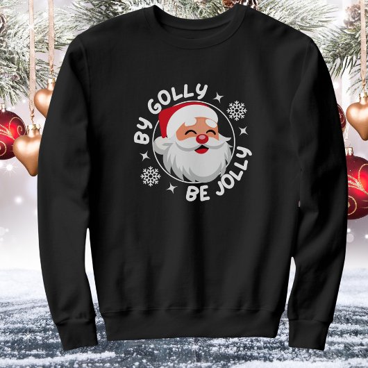 Von Golly Be Jolly Niedlich Weihnachts-Sweatshirt Sweatshirt