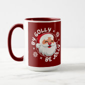 Von Golly Be Jolly Weihnachten Tasse (Links)