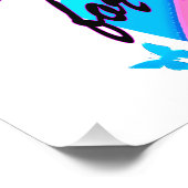 VON GOTT 70. BUTTERFLY-DESIGN GESCHLOSSEN FOTODRUCK (Ecke)