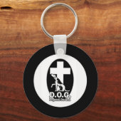 Von Gott abhängig Schlüsselanhänger (Vorderseite)