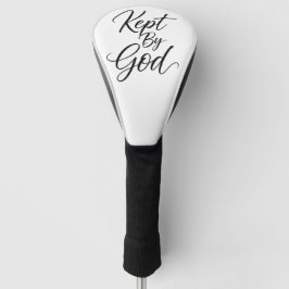 Von Gott Bewahrt Golf Driver Kopf Schwarz Weiß Headcover