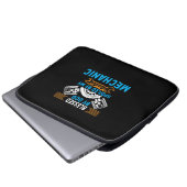 Von Gott durch Mechanik Laptopschutzhülle (Vorne Knopf)