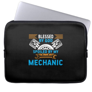 Von Gott durch Mechanik Laptopschutzhülle
